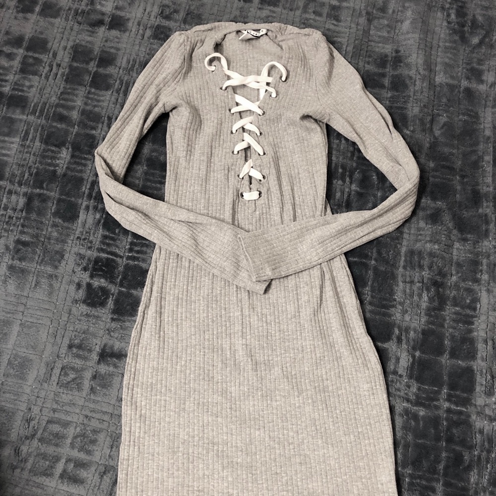 Nly trend knockout lace up dress size XSmall